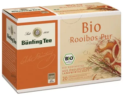 Thé Bünning Rooibos 20 sachets de 1,75 g, bio